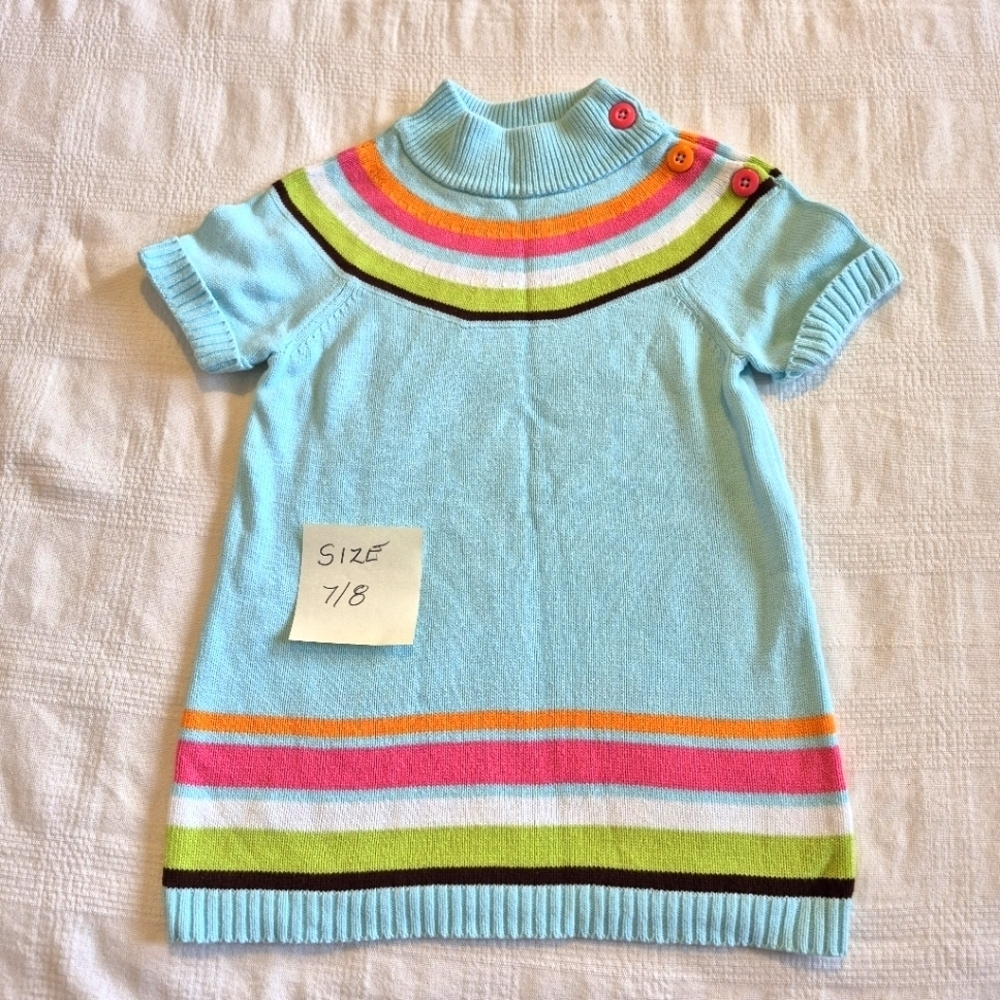 Gymboree girls size 7/8 or Medium Growing Flowers sweater shirt VGUC